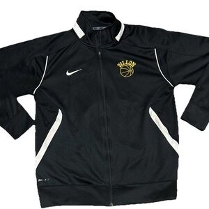 Nike Men’s Black Dri-FIT Track Jacket - Dillon medium embroidery removable